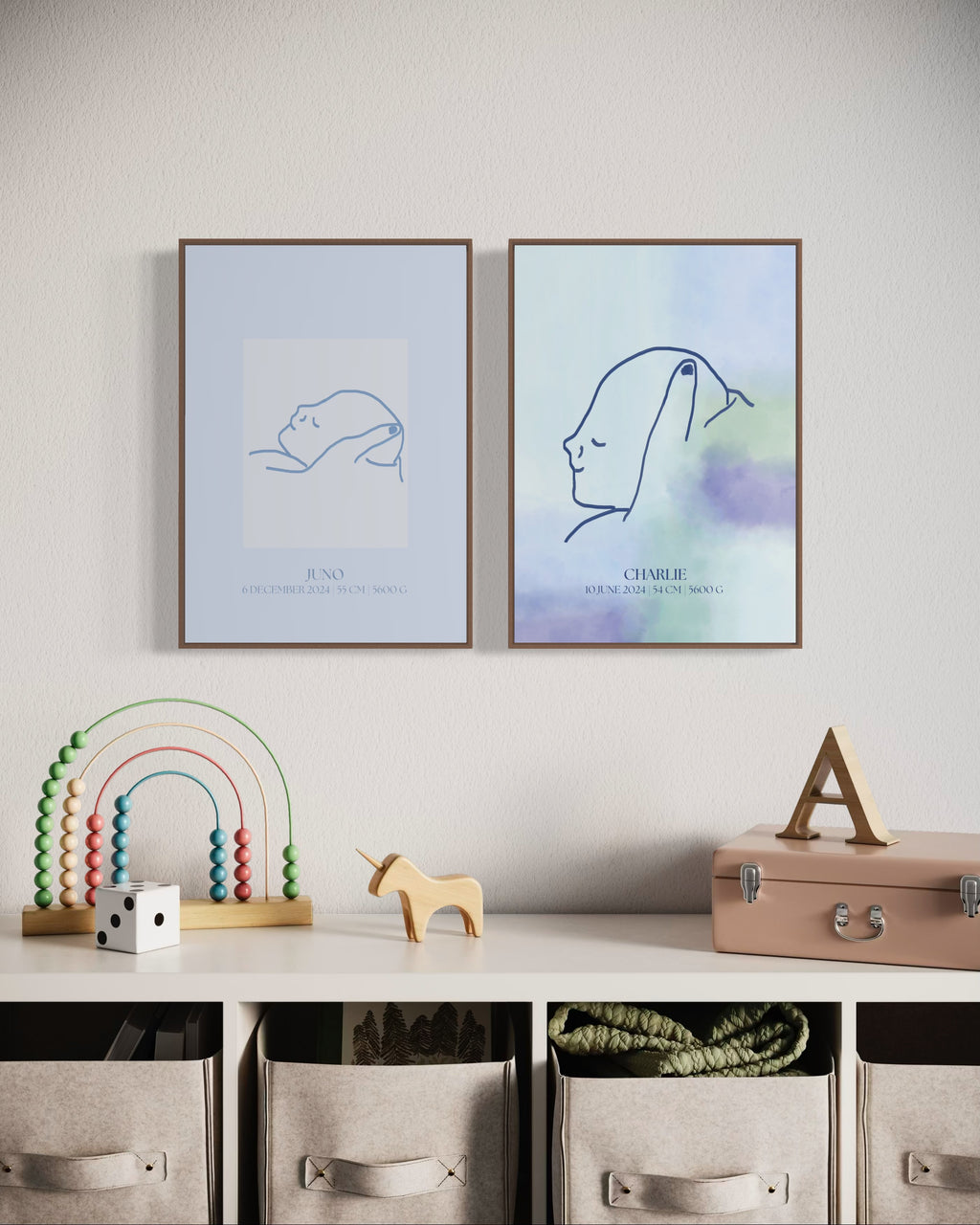 Personal print lullaby