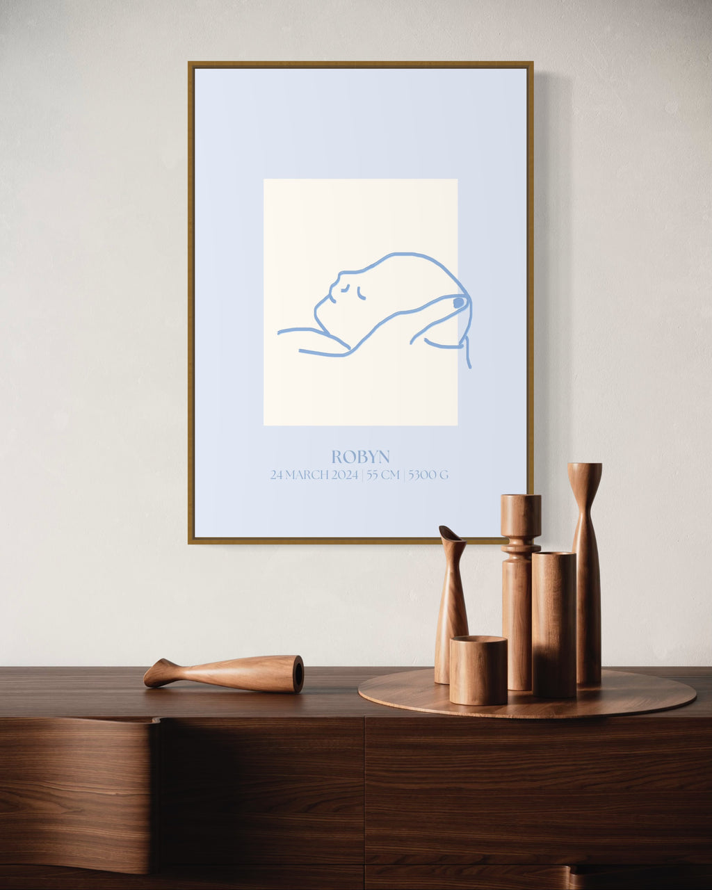 Personal print cloudy